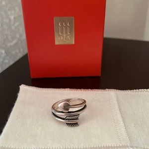 James Avery Arrow and Heart ring
